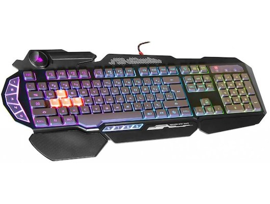 Клавиатура проводная игровая A4Tech Bloody B314 черный (подставка для запястий)